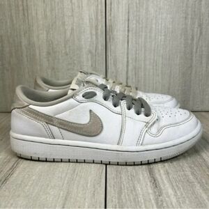 Nike Air Jordan 1 Retro Low Neutral Grey Sneaker Shoe cz0775-100 Womens Size 8